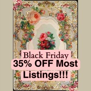 Be Seen Sales Floral Vintage Design